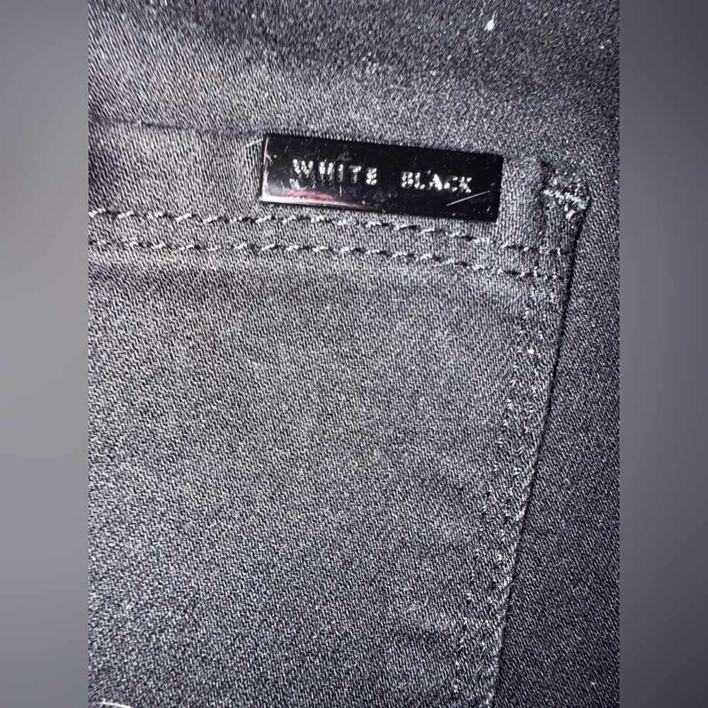 White House Black Market Sculpt Skinny Ankle Jeans Black Size 4 EUC - Picture 7 of 7
